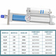 Pneumatique Gas-hydraulique Super-chargeur MPT6380X50 100 150 200 Super-chargeur 1T 3T 5T PUNCH CYLINDER M PT 63X15053T