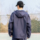 adidas men's jacket 2024 spring and autumn sportswear hooded plush jacket warm casual top HE9905 inner lining L