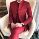 Playboy Zhongshan Suit Men's Stand-Up Collar Slim Style Coreano Estilo de moda