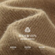 Shanshan (FIRS) thick pure wool round neck sweater for men's autumn new business solid color casual knitted warm sweater 692 camel S (165)