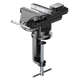 Delixi vise small multi-functional household 360-degree rotating bench vise table vise workbench mini bench vise 80 type vise (with anti-slip pad + gloves)
