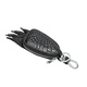 Vitas Glajofu Crocodile en cuir clés sac en cuir authentique simple de voiture simple clés de voiture de taille de carte multifonction sac crocodile Claw Chain Crocodile Belly Key Sac