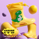 Smallly children's rain boots for boys and girls waterproof rain boots for babies lightweight non-slip water shoes for children children cartoon water boots [upgraded elastic mouth] yellow cute dinosaur size 18 size 18cm inside length 18cm