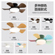Weather vane children's room bedroom fan light Macaron small ceiling fan light household silent aisle balcony thin ceiling fan light 29-724A full white - ceiling