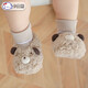 Kadu Bear Baby Socken Herbst und Winter Babyschuhe Baby Kleinkinder Boden Socken Anti-Rutsch verdickte Lamm Seidensocken Weiche Socken weiße Schafs Fuß Länge 12-14 cm (6-12 Monate)