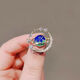 VAN OCEAN ANNORA Planet Universe Brooch Men and Women Couple Pin Collar Pin Cardigan Suit Jacket Four-pointed Star Cross Star A1421-1 Cross Ring Star A22-207
