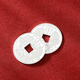 Taiguang Silver Tower Silver Coin 999 Pure Silver Dumpling Coin Lucky Money Square Hole Silver Coin Dumpling Money Red Packet About 2g/piece