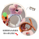 Rongxia little girl hair accessories, children's bow, plush hair hoop, hairpin, autumn and winter cute face wash headband, pink rabbit