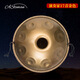 Comme Temanas Hand Disc Handpan Nivel Good Gentleman Small Percussion Instruments pour débutants Star neutre du tutoriel pour débutants