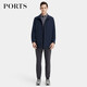 PORTS Мужская весенняя мода Повседневная деловая простая ветровка MP8T005RWO027 Темно-синий S