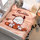 Jingmengyuan Children's Blanket Baby Cloud Blanket Baby Autumn and Winter Cover Blanket Kindergarten Shawl Nap Blanket Student Special Small Quilt Sweet Bear-Red