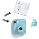 Fuji (FUJIFILM) Polaroid mini11 Polaroid 9 upgraded mini12 instant imaging camera photo paper printing birthday gift Mini11 clear sky blue (ready in stock) official standard