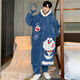 Commander Bear men's pajamas coral velvet warm winter thickened velvet cartoon hooded nightgown long youth home suits nightgown trousers suits men 6231 10XL m 70-100Jin [Jin equals 0.5 kg]