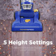 EUREKANEU182A PowerSpeed Upright Vacuum Cleaner Powerful Vacuum Vacuum 5-level Height Adjustment 2.6L