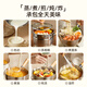 Bear snow pot 304 stainless steel soup pot small milk pot 20cm + steamer instant noodle pot food pot uncoated