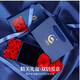 
China Gold (CHINA GOLD) Gold Bracelet Women's Foot Gold Bracelet Heart Shaped Bracelet Chinese Valentine's Day Gift to Girlfriend and Wife Foot Gold Bracelet About 4.8g [Rose Gift Box]