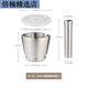 304 stainless steel garlic masher, garlic stone mortar, bowl, household masher, ginger paste grinder, garlic jar mud 304 stainless steel masher - small size