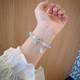 Xinshe Bracelet Women's Sea Blue Stars Moonlight Beaded Bracelet Women's Light Luxury Practical Valentine's Day Birthday Gift