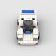 BRETEUIL building block assembly small pellet car adult sports car model ornament children toys plug in car Mazda 757