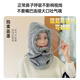 
Happy heart for yourself. Riding windproof hood, warm head cover, transparent mask, men and women, winter cold, dustproof, fog, face protection, ear protection mask, electric bicycle, motorcycle, cycling hat, light gray + transparent mask