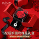 Only (Winy) Hetian Jade Ping An buckle Silver Necklace for Women 2025 New Moissan Diamond Pendant Birthday Gift for Girlfriend Wife Jewelry