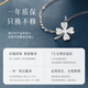 MANHE S925 silver four-leaf clover necklace for women 2025 new pendant jewelry birthday gift for girls, friends and wives