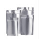 Mrs. Zhuang [rounded corners 14*19cm22 silk/50 pieces] aluminum foil self-sealed bag moisture-proof tea tin foil bag color pure aluminum food packaging bag ZTT-9274B
