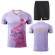 New table tennis uniform men's national team Maroon competition competition uniform table tennis jersey quick-drying suit women's short-sleeved custom-made men's style - light green - suit national flag + CHN XL