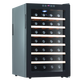 Bacchus red wine cabinet beech wood layer 28-pack thermostatic cabinet electronic temperature-controlled wine cabinet home mini small wine cabinet office refrigeration rack air-cooled frost-free BW-70D1