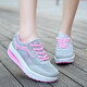 Skechici Counter con los mismos zapatos mecedoras de primavera, verano y otoño zapatos para mujeres transpirables zapatos de pastel de esponja gruesos zapatos de deportes informales de estilo coreano zapatos de carreras 838 polvo blanco 35