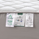 Pure cotton thickened quilted fitted sheet single piece non-slip Simmons mattress protector pure cotton dust cover sheet set fashion-light gray maternal and infant grade pure cotton 90*200cm (suitable for 5-26 mattresses)