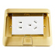 Schneider Electric Five-hole floor plug-in with damping pop-up floor Floor socket copper (excluding bottom box) E226C10U