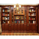 Estudio de ensueño estanterías de fondos en vivo Bookcase de biblioteca Decoración de la oficina de fondo en vivo D Anchor de celebridades tridimensionales de Internet