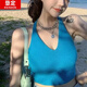 垦定（KENDING）假两件打底吊带背心女夏季外穿内搭抹胸设计感小众甜辣妹纯欲上衣 6625黑色 均码 【80-130斤】