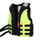 Adandyish green children's life jacket with safety buckle, life-saving whistle and reflective sheet for outdoor flood rescue