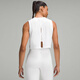 Lululemon丨Flow Y women's sports two-in-one short vest LW1CMYS white S /6