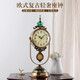 Hanshi (Hense) table clock living room clock display table clock clock ornaments desktop clock home light luxury decorative pendulum clock HD6902 emerald glass model HD6903
