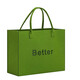 Amin exquisite shopping bag folding large capacity women's 2025 ultra-light tote bag portable new felt bag handheld tote bag large size - 1 sealed [40*30*15]