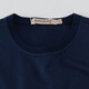 MAILYARD/Melya Short-sleeved T-shirt Mulberry Silk Business Casual Men's Summer Round Collar Quick-Drying Short T 699 Dark Blue M /48