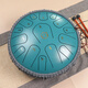 Assas ethereal drum 15-tone small 13-inch adult children beginner steel tongue drum birthday gift bear style - spotted green