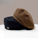Shi Fengyan beret Spring and Autumn 2025 new Korean style Japanese versatile internet celebrity fashionable brown literary bud hat black - RIOG large label - four pieces of starry sky cloth pressed M (regular size for adults 56-58cm)