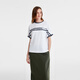 
AIGLE Aigao short-sleeved T-shirt Spring and Summer Women's DFT Quick Dry Moisture Wound UPF40+ Sun Protection Ultra Bright White BD702 M (165/88A)