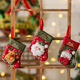 Abaoli Christmas Socks Gift Bag Small Christmas Gift Children's Candy Bag Gift Bag Christmas Tree Decoration Christmas Socks
