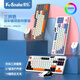 Viper K87 Mechanisches Feeling Tastatur Glühe Spiel E-Sports-Kabel Desktop Laptop Universal Meersalz Blau [Tastatur + Maus]
