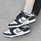 Nike Shoes Dunk Low Women's Shoes Versátiles Low Top Ins Trendy y de moda zapatos informales zapatos de patineta Productos modernos DH9764-001/Gold and Silver Logotipo 35.5