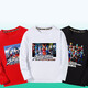 Qiulaitu Ultraman Kleidung Neue Ultraman Langarm T-Shirt mittelgroße Kinder Lose Cialis lässige Top-Jungen Frühling und Herbst 1048 Blau (Langarm) 120 cm