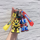 Que Huiyun Battle Roboter Optimus Prime Schoolbag Hängende Dekoration Schlüsselbund Anhänger Ins Wind Männlich Puppe Schlüsselbund Anhänger Battle Roboter-Gundam
