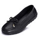 CARTELO large size mother shoes 42 women's shoes soft sole spring and autumn middle-aged and elderly leather shoes women 41 genuine leather flat sole non-slip single shoes 44 autumn black cowhide 6187 38 standard size