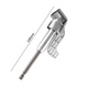 Shengjiatai turning screwdriver, turning bit, electric 90-degree corner wind bit, multi-function corner Z-type electric drill cornerer, short cornerer + 30 cm universal flexible shaft