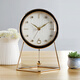 Hanshi (Hense) creative table clock fashion modern art clock ornaments living room desktop clock sitting desktop quartz clock HD56 white